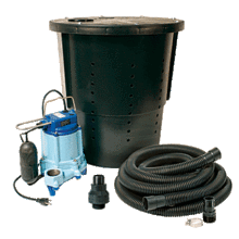 50 GPM 115V Pre-Packaged Crawl Space Sump System