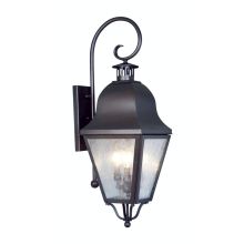 Amwell 3 Light 30-1/2" High Outdoor Wall Sconce