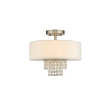 Carlisle 2 Light Semi Flush Ceiling Fixture