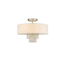 Carlisle 3 Light Semi Flush Ceiling Fixture