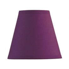 5" Wide Purple Fabric Shade