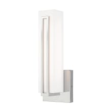 Fulton Single Light 12" Tall Integrated LED Bathroom Sconce