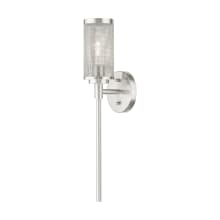 Industro Single Light 21" Tall Bathroom Sconce