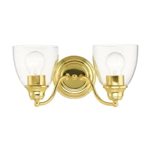 Montgomery 2 Light 14" Wide Commercial Vanity Light