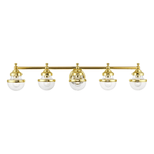 Oldwick 5 Light 42" Wide Commercial Vanity Light