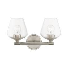 Willow 2 Light 15" Wide Commercial Vanity Light