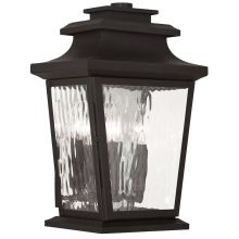 Hathaway 3 Light Outdoor Lantern Wall Sconce