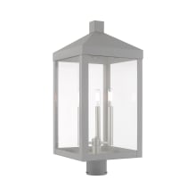 Nyack 3 Light 24" Tall Outdoor Single Head Post Light