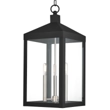 Nyack 3 Light 11" Wide Outdoor Taper Candle Pendant