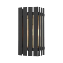 Greenwich Single Light 13" Tall Outdoor Wall Sconce