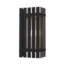 Greenwich Single Light 17" Tall Outdoor Wall Sconce