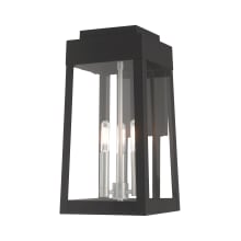 Oslo 3 Light 16" Tall Outdoor Wall Sconce