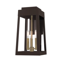 Oslo 3 Light 16" Tall Outdoor Wall Sconce