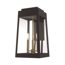 Oslo 3 Light 20" Tall Outdoor Wall Sconce