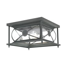 Providence 2 Light Flush Mount Outdoor Ceiling Fixture