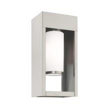 Bleecker Single Light 14" Tall Outdoor Wall Sconce