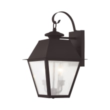 Mansfield 2 Light 17" High Outdoor Wall Sconce