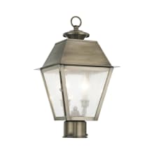 Mansfield 2 Light 16-1/2" High Outdoor Post Light