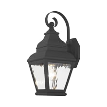 Exeter Single Light 15-1/2" High Outdoor Wall Sconce