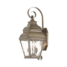 Exeter 2 Light 21-1/2" High Outdoor Wall Sconce