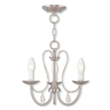 Mirabella 3 Light 14-1/2" Wide Pillar Candle Multi Light Pendant