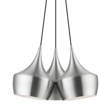 Waldorf 3 Light 21" Wide Multi Light Pendant