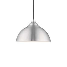 Single Light 16" Wide Pendant