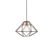 Geometric 14" Wide Pendant