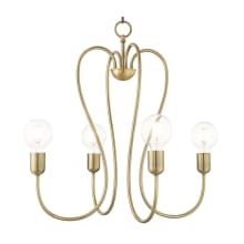 Lucerne 4 Light 20" Wide Abstract Chandelier