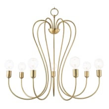 Lucerne 7 Light 30" Wide Abstract Chandelier