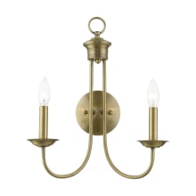 Estate 2 Light 17" Tall Commercial Wall Sconce