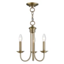 Estate 3 Light 14" Wide Candle Style Chandelier