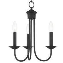 Estate 3 Light 14" Wide Candle Style Chandelier