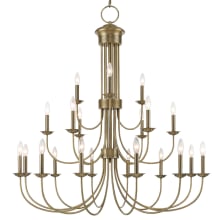 Estate 21 Light 42" Wide Taper Candle Style Chandelier