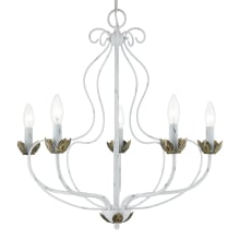 Katarina 5 Light 23" Wide Taper Candle Style Chandelier
