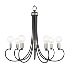 Bari 7 Light 30" Wide Abstract Chandelier