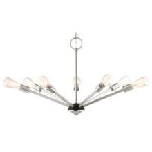 Prague 7 Light 29" Wide Abstract Chandelier