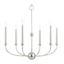 Cortlandt 6 Light 28" Wide Candle Style Chandelier