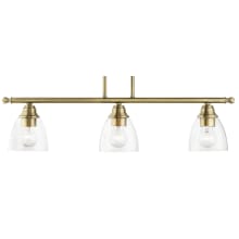 Montgomery 3 Light 5" Wide Commercial Linear Chandelier