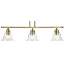 Moreland 3 Light 6" Wide Commercial Linear Chandelier