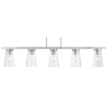 Cityview 5 Light 5" Wide Commercial Linear Chandelier