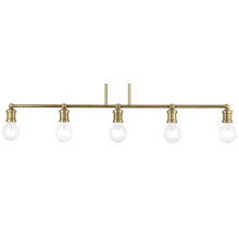 Lansdale 5 Light 6" Wide Commercial Linear Chandelier