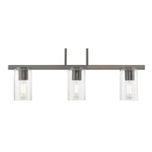 Clarion 3 Light 5" Wide Commercial Linear Chandelier
