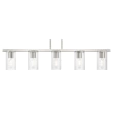 Clarion 5 Light 5" Wide Commercial Linear Chandelier