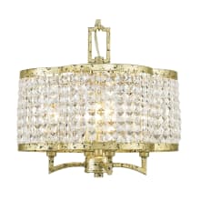 Grammercy 4 Light 14" Wide Single Chandelier with Clear Crystal Diffusers
