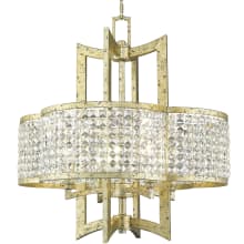 Grammercy 4 Light 22" Wide Single Chandelier with Clear Crystal Diffusers