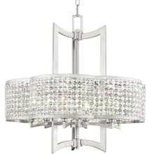 Grammercy 6 Light 26" Wide Single Chandelier with Clear Crystal Diffusers