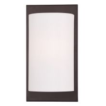 Meridian 1 Light ADA Compliant Flush Mount Wall Sconce