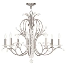 Serafina 8 Light 1 Tier Crystal Candle Style Chandelier