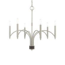 Wisteria 6 Light 26" Wide Chandelier